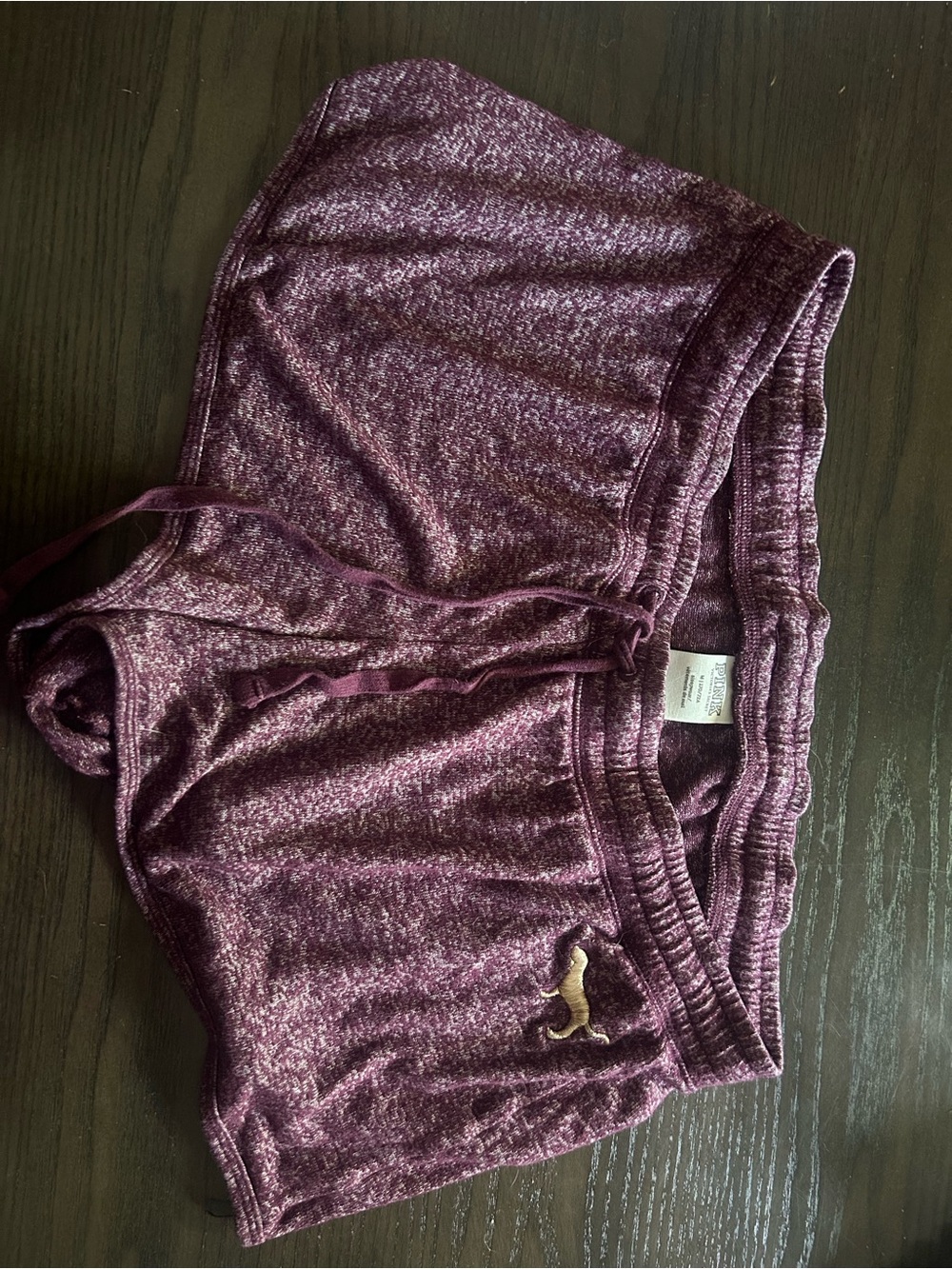 VS Pink Plum Lounge Shorts